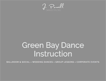 Tablet Screenshot of jpowelldancestudio.com